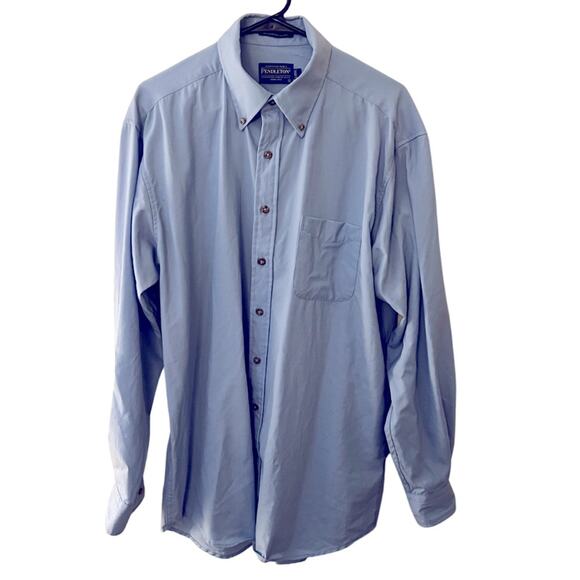 Pendleton Woolen Mills Long Sleeve Button-Up Shirt Size L Long - Picture 1 of 7